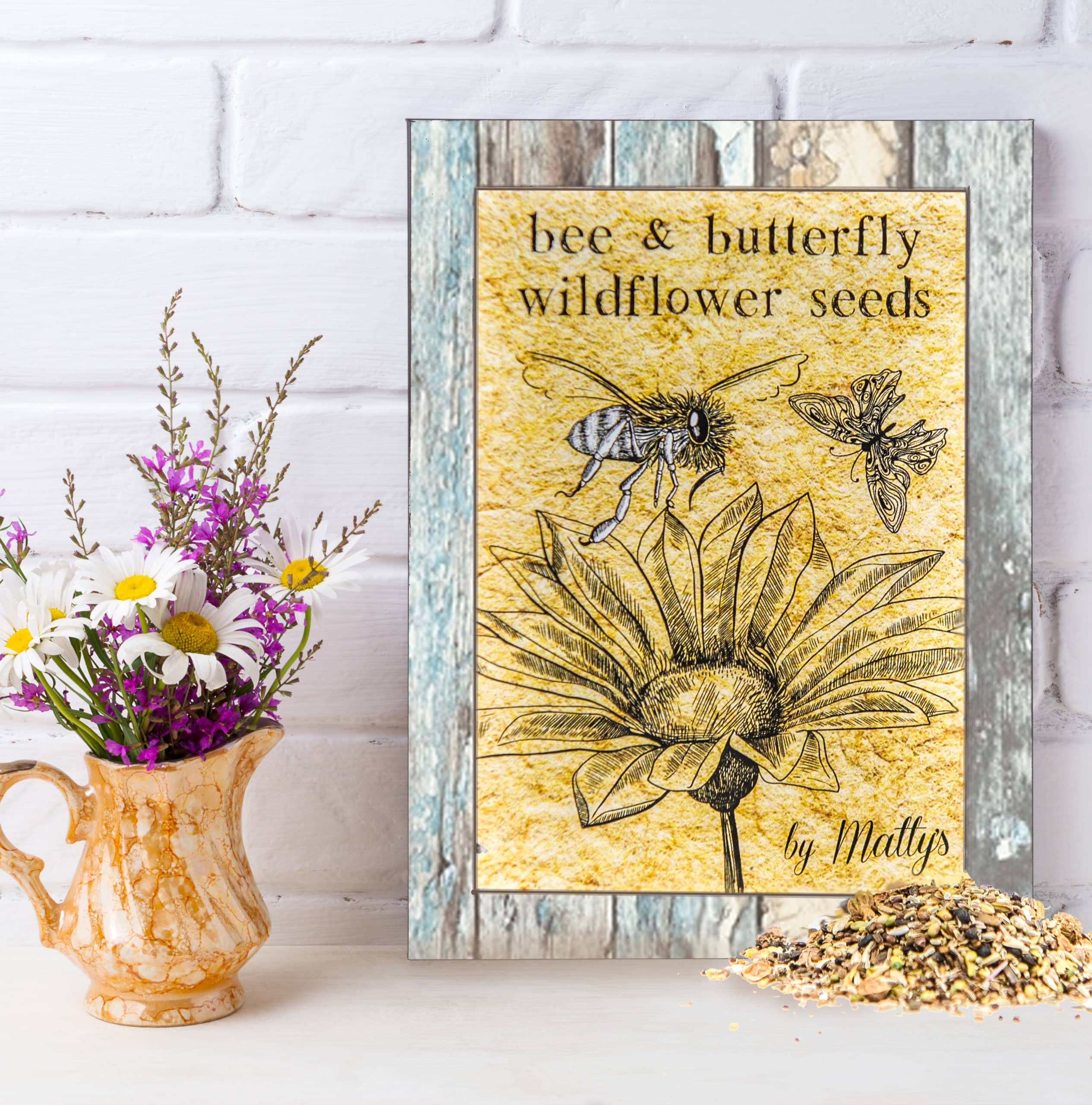 Bee & Butterfly Wildflower Seeds Matty’s Candles