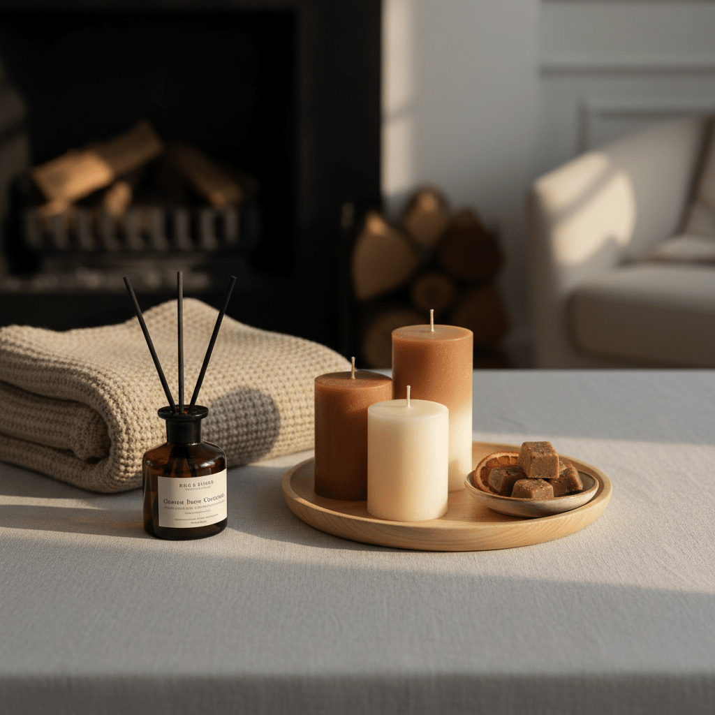 Brown Candles: Elevating Your Home with Earthy Tones and Warm Ambiance - Discover the sophisticated charm of brown candles. Create a warm, inviting atmos