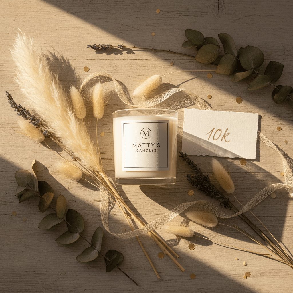 Thank You for 10K! Our Journey and What's Next for the Matty's Candles Community - celebrating 10k followers — We've hit 10k followers on Instagram! A huge thank y