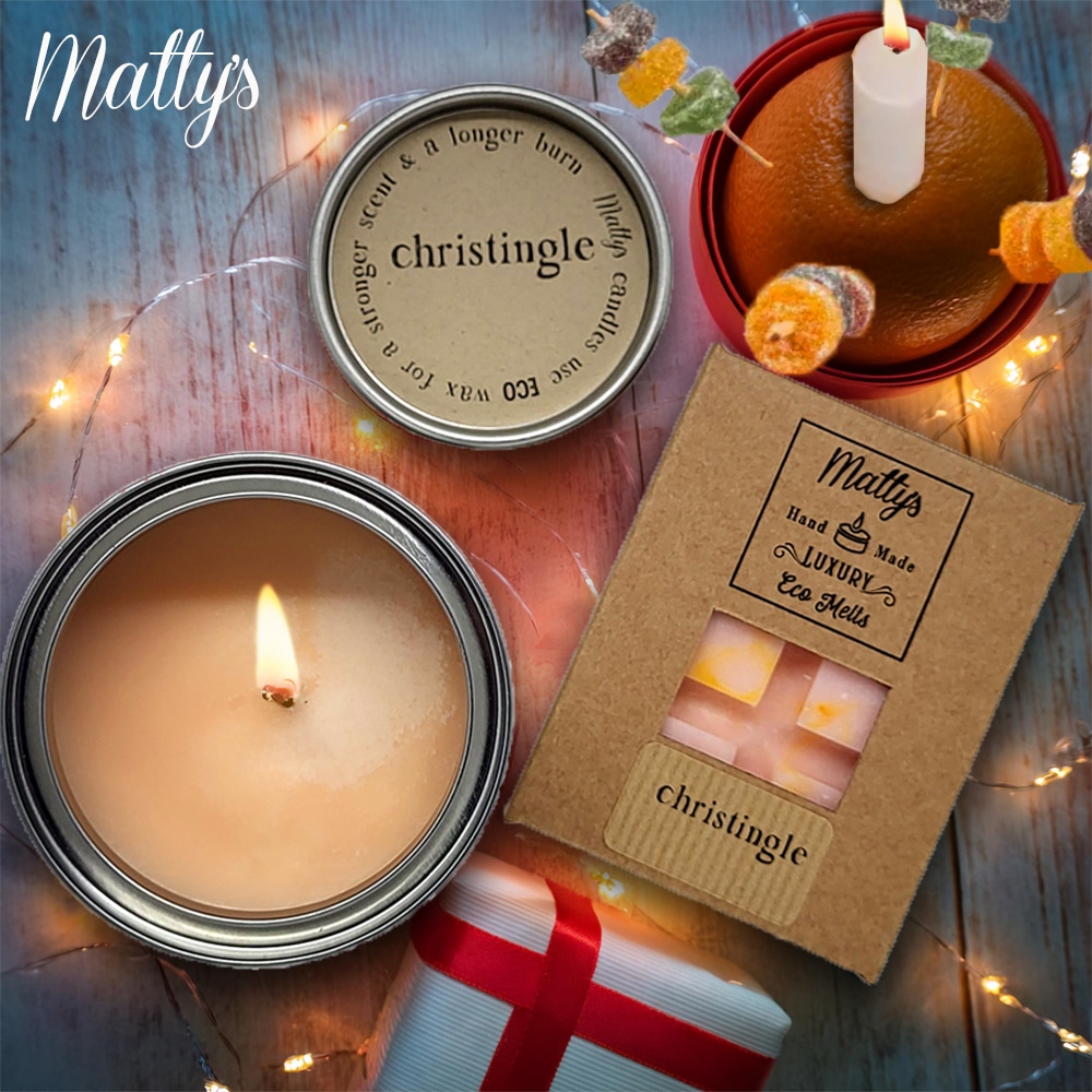 Embrace the Season with a Christmas Comfort Candle - Discover the magic of a Christmas Comfort candle from Matty's Candles. Hand-pour