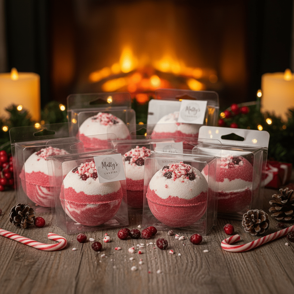 Crafting Festive Bliss: Your Guide to Cranberry & Peppermint Clamshell Bath Bombs - cranberry peppermint bath bombs clamshells — Learn to make luxurious foaming Cra