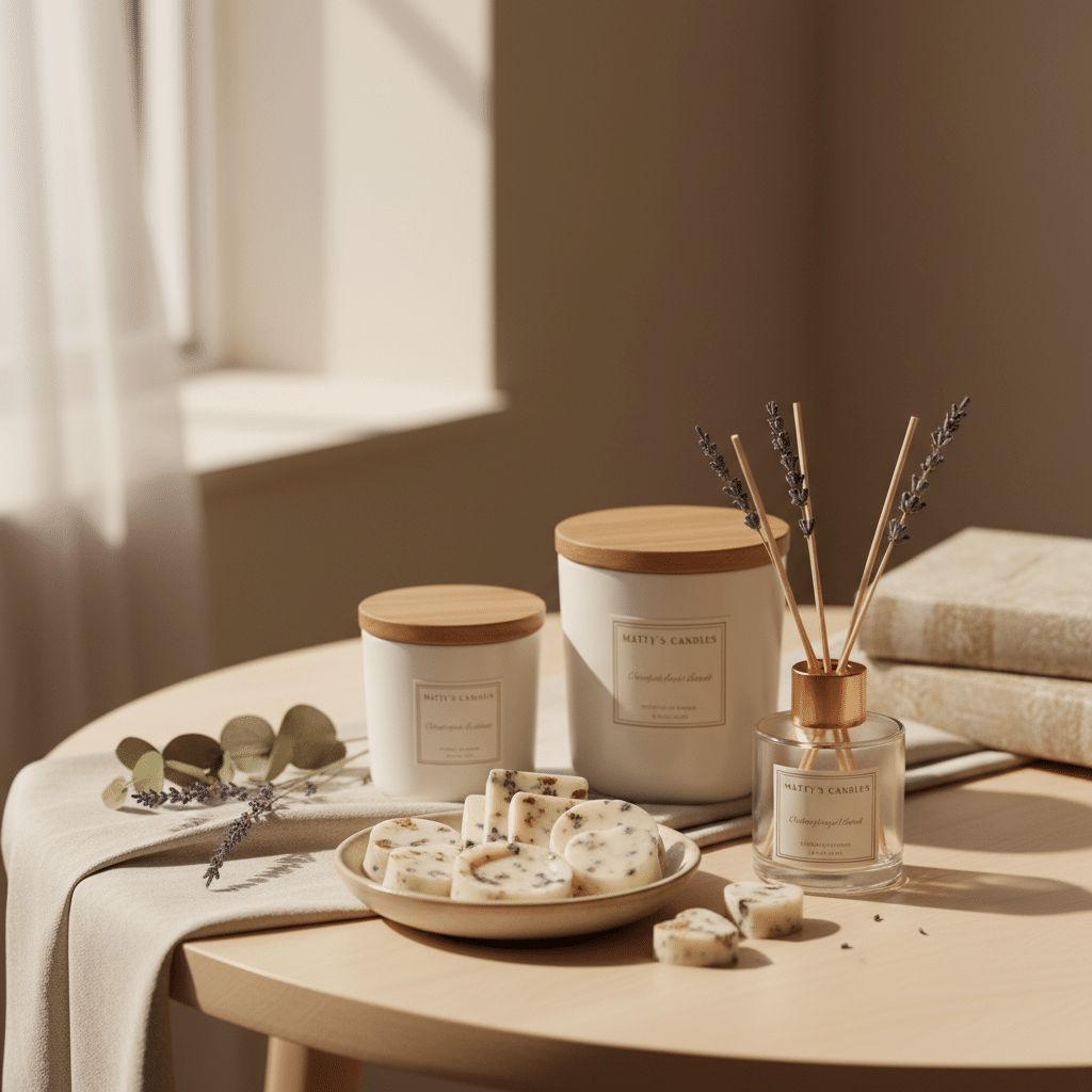 Luxury Personalised Wax Melts UK: Bespoke Scents for Every Occasion | Matty's Candles - Discover luxury personalised wax melts in the UK crafted with coconut & rapeseed