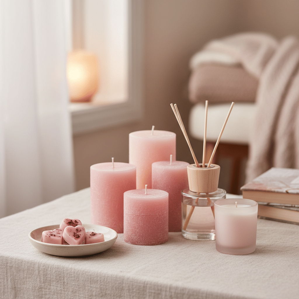 Pink Candles: Unveiling Symbolic Meanings & Decorating Ideas | Matty's Candles UK - Explore the enchanting world of pink candles – their rich symbolic meanings, pop