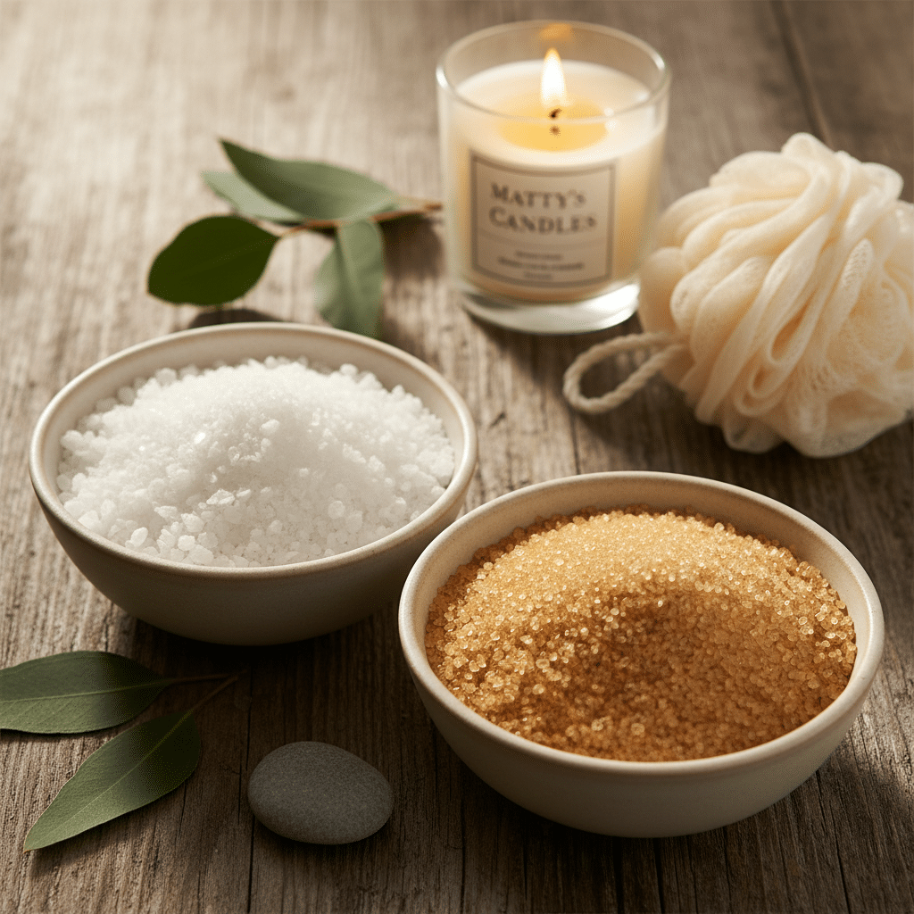 Salt or Sugar? Decoding the Best Body Scrub for Your Skin's Glow - Unlock smooth, radiant skin! Discover the key differences between salt and sugar