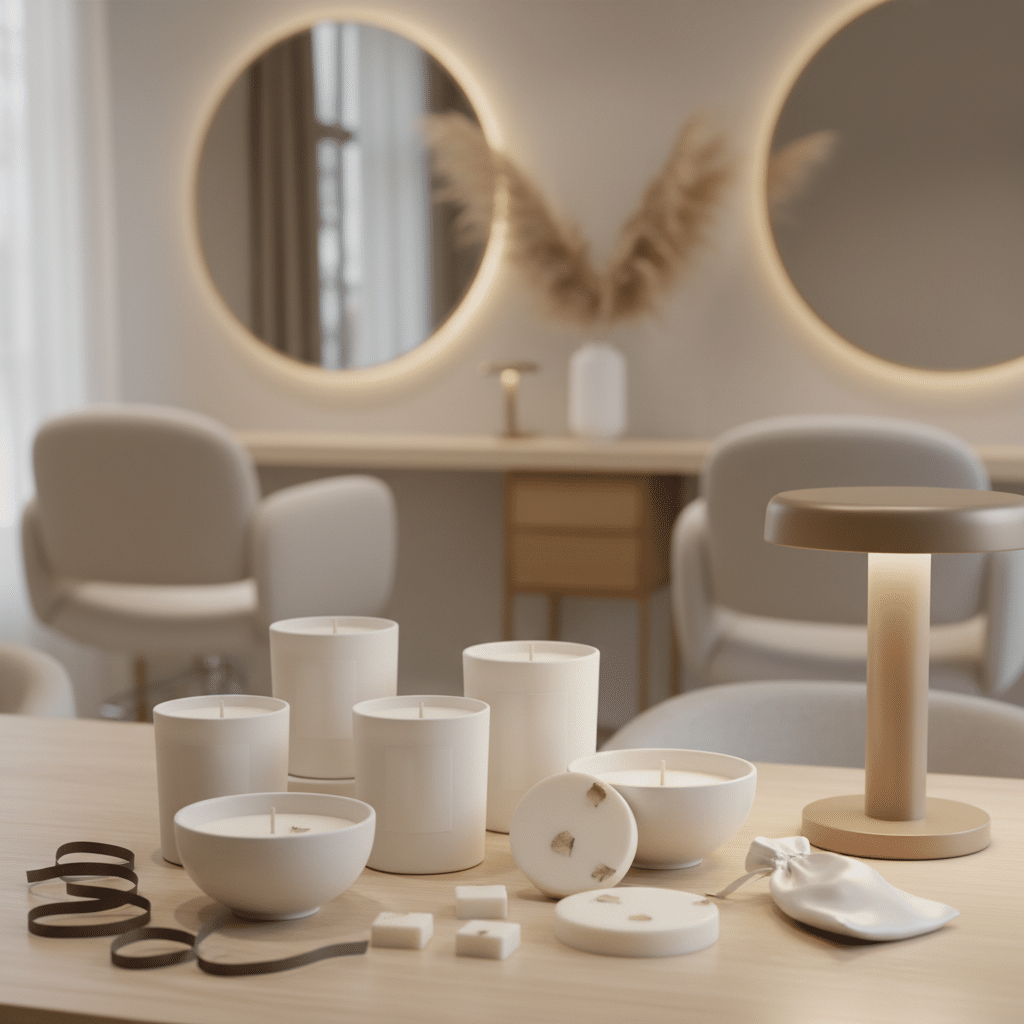 White Label Coconut Wax Candles for Luxury Hair Salons in the UK - Elevate your UK luxury hair salon with bespoke white label coconut wax candles.